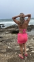 Saia Mini de tule Pink - comprar online
