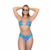 Cortininha Animal print Azul - loja online