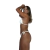 Calcinha Empina bumbum fio Off White - loja online