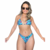 Imagem do Cortininha Animal print Azul