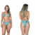 Imagem do Biquini Animal print verde