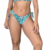 Calcinha Fio duplo de amarrar Animal print Verde - comprar online