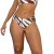 Calcinha Borboleta Zebra Marrom - comprar online