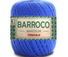 FIO BARROCO MAXCOLOR N° 4 100% ALGODÃO 338M - COR 2829 - AZUL BIC - comprar online