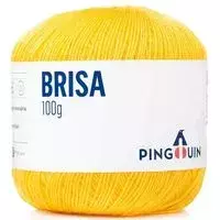FIO/LINHA BRISA PINGOUIN 100G - COR 0204 AMARELO CANÁRIO