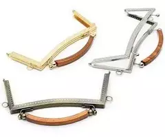 FECHO DA VOVÓ DE METAL COM ALÇA CURVA BRONZE COR 30 – 22 CM – CÍRCULO - comprar online