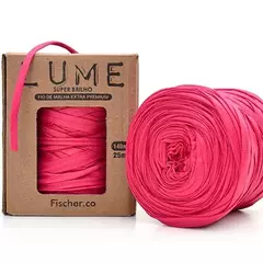 FIO DE MALHA PREMIUM LUME BRILHO 25MM FISCHER 140MTS - COR 162 PINK