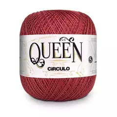 LINHA QUEEN N° 5 CÍRCULO - COR 7136 MARSALA 100% ALGODÃO EGÍPCIO