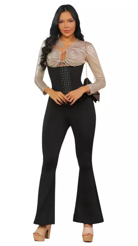 SMI0092 LEGGIN CON BOTA CAMPANA Y FAJA INTERNA EXCLUSIVO - comprar en línea