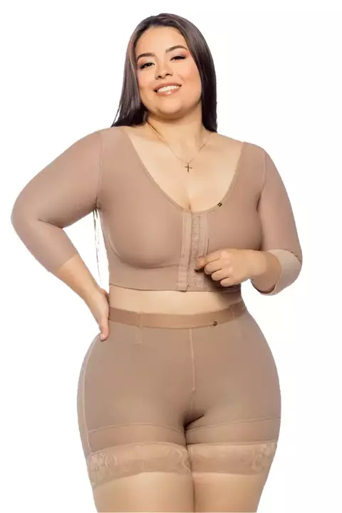 FAJA BRA CON MANGAS 3040 COCOA - comprar en línea