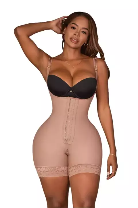 FAJA EFECTO LIPO CÓMODA ULTRA INVISIBLE - CON VARILLAS EN LA CINTURA SMI7142 COCOA - comprar en línea