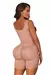 FAJA LIPO CON 9 VARILLAS CINTURA PEQUEÑA GLUTEOS GRANDES SMI7143 COCOA - Fajas Colombianas Body Fitt