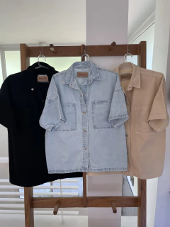 Camisaco Allegra (de jean. manga corta)