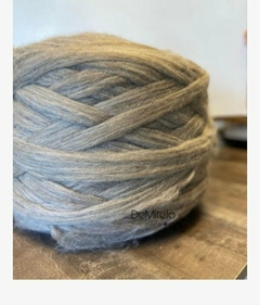 BOBINA DE VELLÓN GRIS VISÓN COMPLETA DE 9,5 kg aprox
