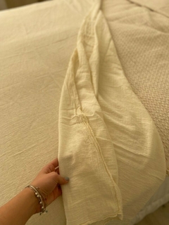 Pie de cama de gasa natural - 2,20 x 1,60