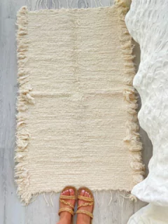 Alfombra de algodon katia color cruda 1,10 x 0,60 - DeMirelo