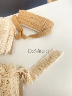 Fleco de algodon crudo de 50 mm en internet