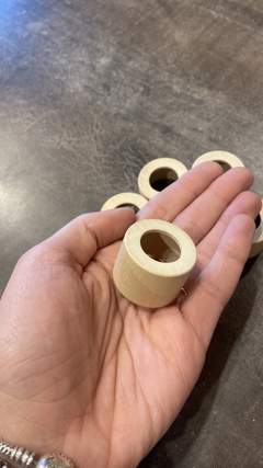 cilindro de madera para borlas - TL 41 x 10 unidades en internet