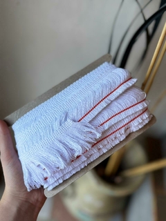Fleco de algodon blanco de 50 mm - comprar online