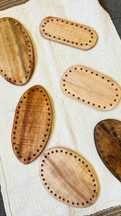 Base de madera con orificio - N° 13 en internet