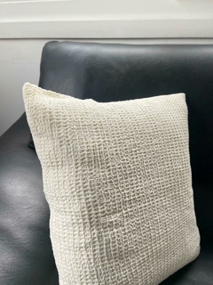 Funda de almohadón WAFFLE natural - 50 x 50 en internet