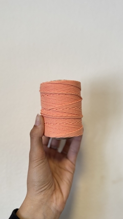 Colita de rata, 1mm x 100 mts color salmon