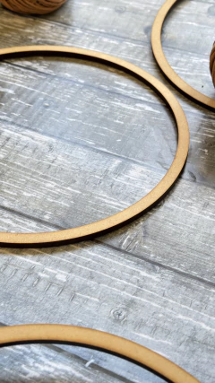 Aros de madera para artesanías - 27 cm - tienda online