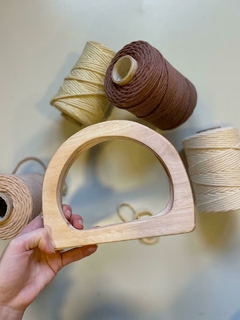 Par de manijas de madera N°2 - comprar online