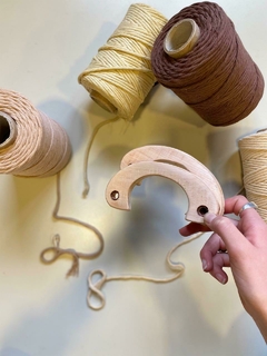 Par de manijas de madera N°4 - comprar online