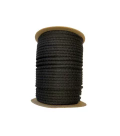 Soga de algodón de relleno 7 mm negro