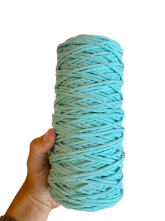 Cordón de algodón 4 mm x 125 mts - Menta - comprar online