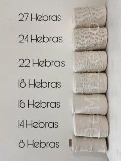 HILO DE ALGODÓN DE 22 HEBRAS X UNIDAD - comprar online