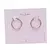 Aros Acero Rosé Jimena - comprar online