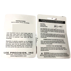 Kit Lee Case Trimmer 9mm Luger Haste Suporte Cortar Estojo - comprar online