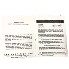 Kit Lee Case Trimmer 357mag Magnum Haste Suporte Cortar Estojo - comprar online