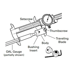 Hornady Bullet Comparator Kit Medição Precisão Case Gauge - loja online