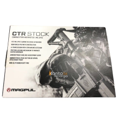 Coronha Magpul CTR Carbine Stock Mil Spec AR15 Taurus T4 Preto - Kanto da Recarga | Polvorimetros, Espoletadores, Acessórios em Geral
