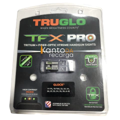 Mira Truglo TFX PRO Glock 17, 19, 19x, 34, Etc Tritio Tritium Fibra - comprar online