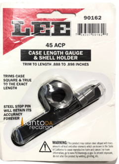Case Lenght Gauge & Shell Holder 45ACP Haste Calibradora 90162 - comprar online