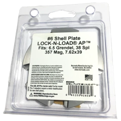 Shell Plate Hornady Locknload #6 38spl 38special 357mag 7.62x39 - loja online