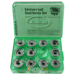 Kit Jogo 11 Shell Holders Universal Para Prensa Original Lee