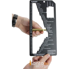 Lyman Gauge Gabarito Régua Aferidor Comprimento Estojos Trim