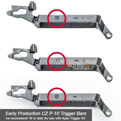 Kit Gatilho APEX CZ P10 Action Enhancement Trigger - Kanto da Recarga | Polvorimetros, Espoletadores, Acessórios em Geral