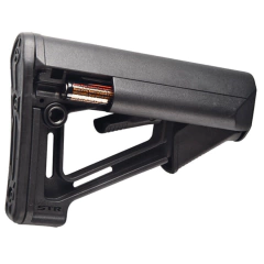 Coronha Magpul STR Carbine Stock Mil Spec AR15 Taurus T4 Preto - Kanto da Recarga | Polvorimetros, Espoletadores, Acessórios em Geral