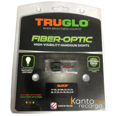 Mira Fibra Óptica Truglo Glock 17 19 19x 22 23 45 Original - comprar online