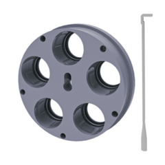 Cabeçote Lee Turret Ultimate 5 Furos Tool Head 5 Holes Recarga Disco - comprar online