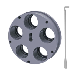 Cabeçote Lee Turret Ultimate 5 Furos Tool Head 5 Holes Recarga Disco - comprar online