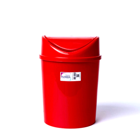 TACHO DE BASURA 8 LTS TAPA VAIVEN FLORIDA