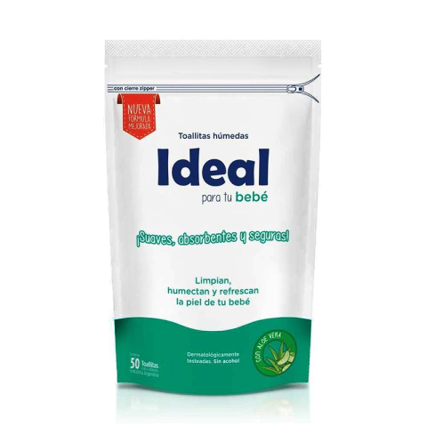 TOALLA HUMEDA IDEAL ALOE VERA X 70 UNI
