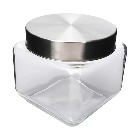 FRASCO CUADRADO CON TAPA DE ACERO 800 ML VONNE - comprar online